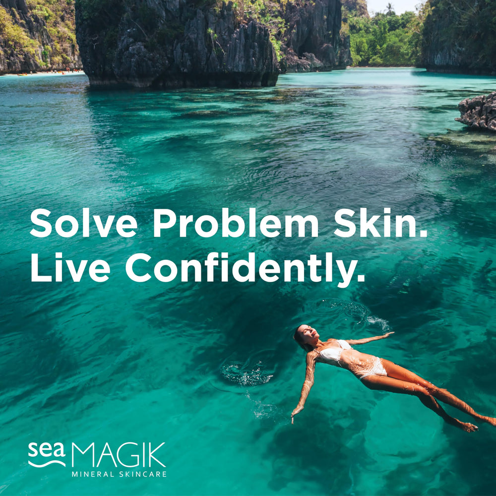 Sea Magik Mineral Shampoo during wash, smooth rinse and shine.