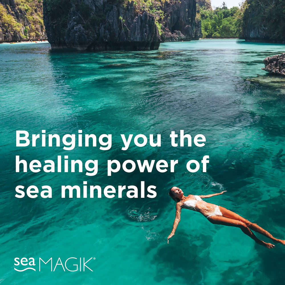 Sea Magik Pink Salt Shampoo foam on scalp during wash demonstrates cleansing action