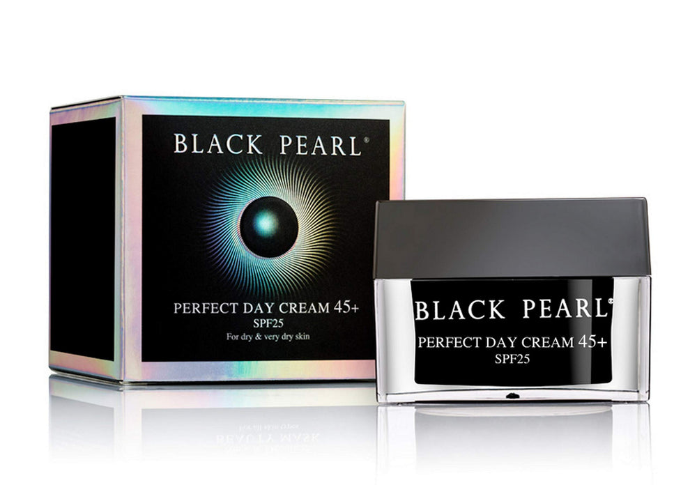 Sea of Spa Black Pearl Perfect Day Cream 45+ with SPF 25 for balanced, hydrated skin.