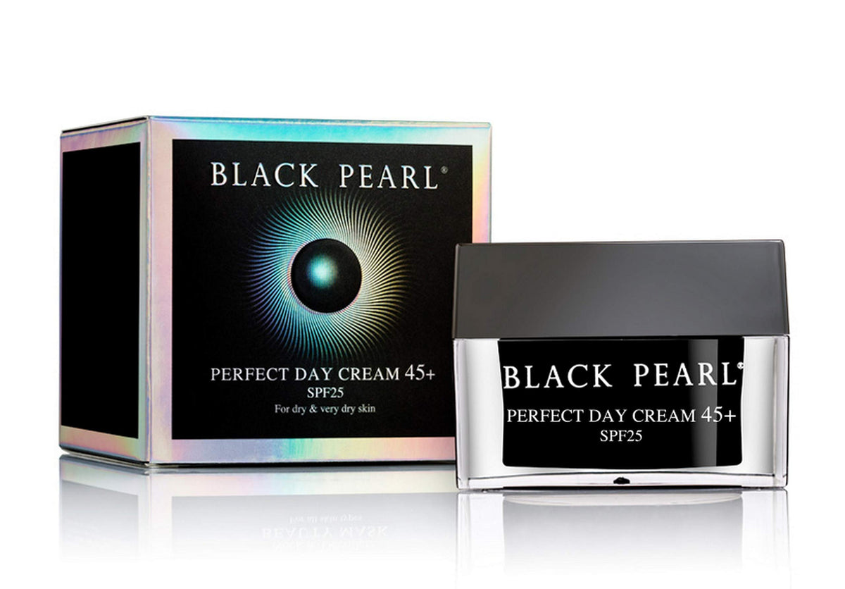 Sea of Spa Black Pearl Perfect Day Cream 45+ with SPF 25 for balanced, hydrated skin.