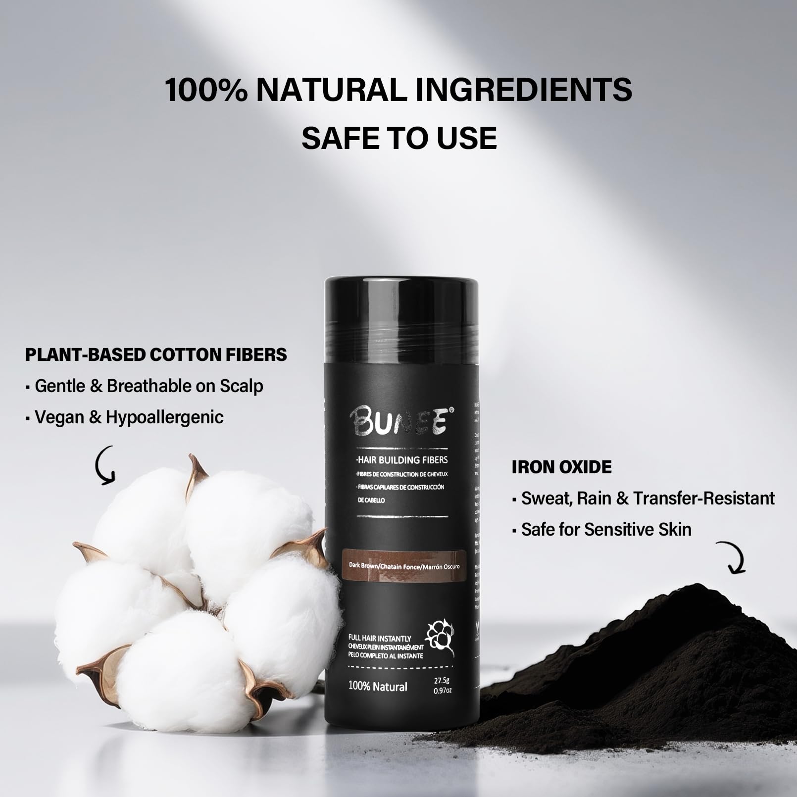 Seaboll all-day thickening fibers provide lasting fullness during daily activities.