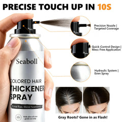 Seaboll precision nozzle enables exact root coverage for thinning areas.