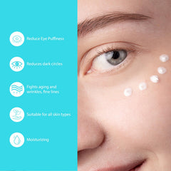 Seacall travel-size eye cream tube convenient for on-the-go use.