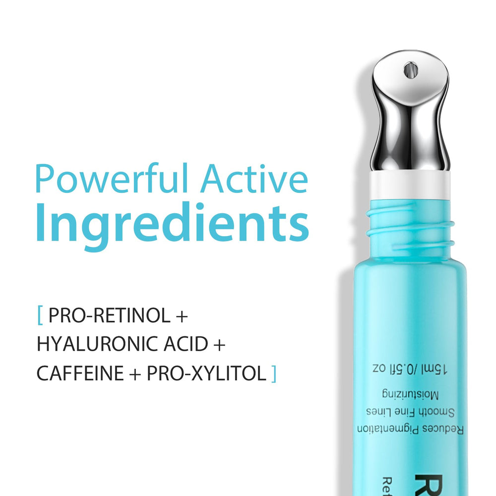 Seacall vitamin C and caffeine formula brightening dark circles around the eyes.