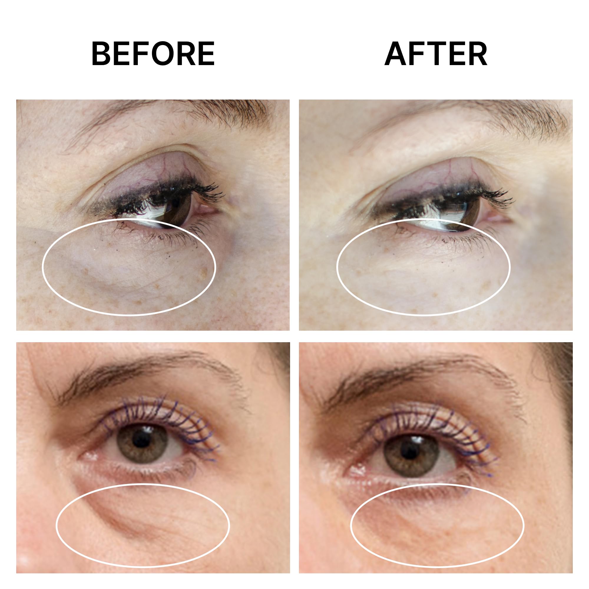 SEAMANTIKA Eye Cream application tap—gentle dab provides firming lift without mess