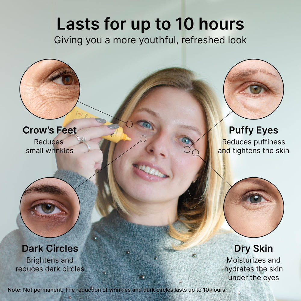 SEAMANTIKA Eyeliss Complex close-up—advanced formula targets puffiness for quicker refresh