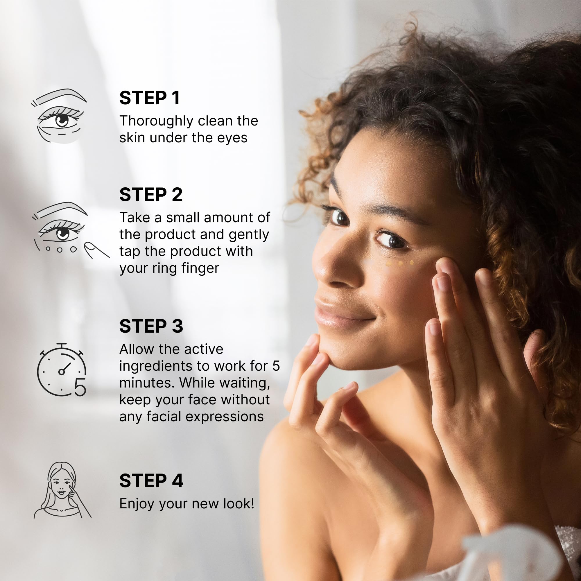 SEAMANTIKA Under-eye brightening visual—instant uplift for a more awake look