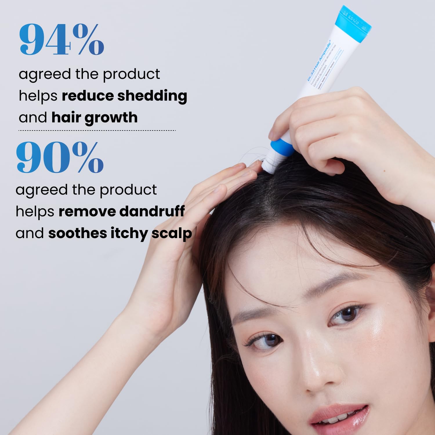 Seapuri Scalpy menthol cooling sensation on scalp for immediate refreshing relief.