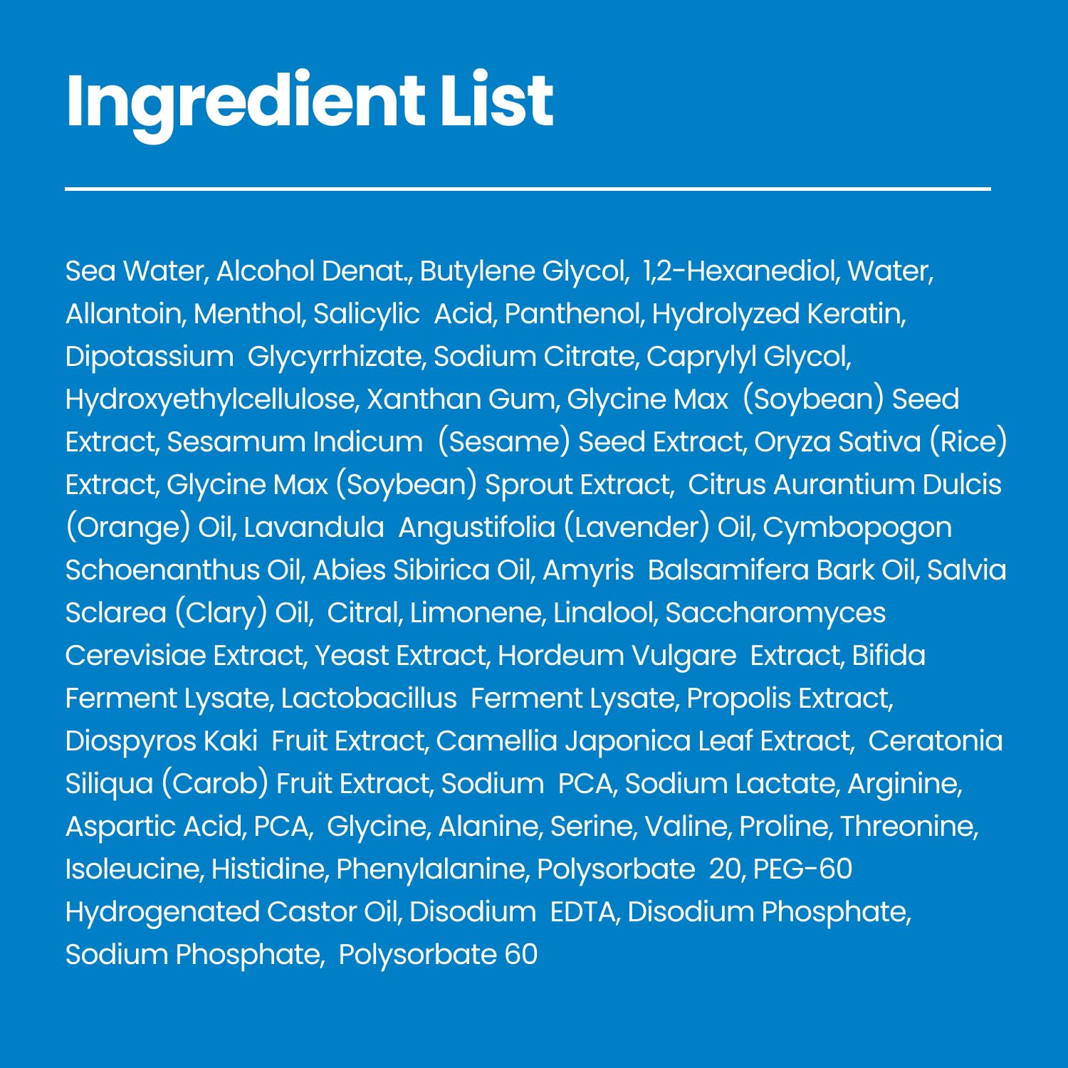 Seapuri Scalpy non-greasy lightweight texture absorbs quickly for daily use.