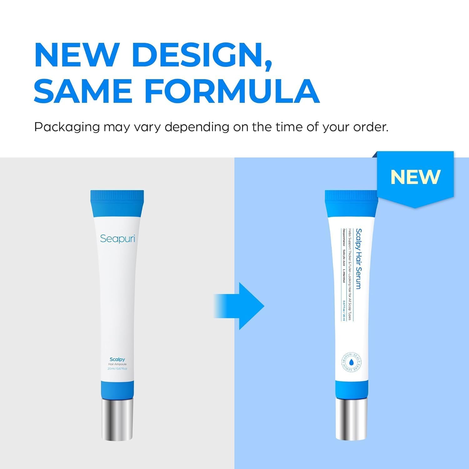 Seapuri Scalpy roller applicator closeup for precise root delivery and improved absorption.