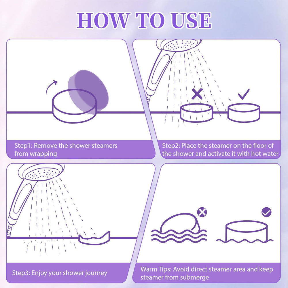 SeasonBliss peppermint scent steamer for refreshing post-workout showers