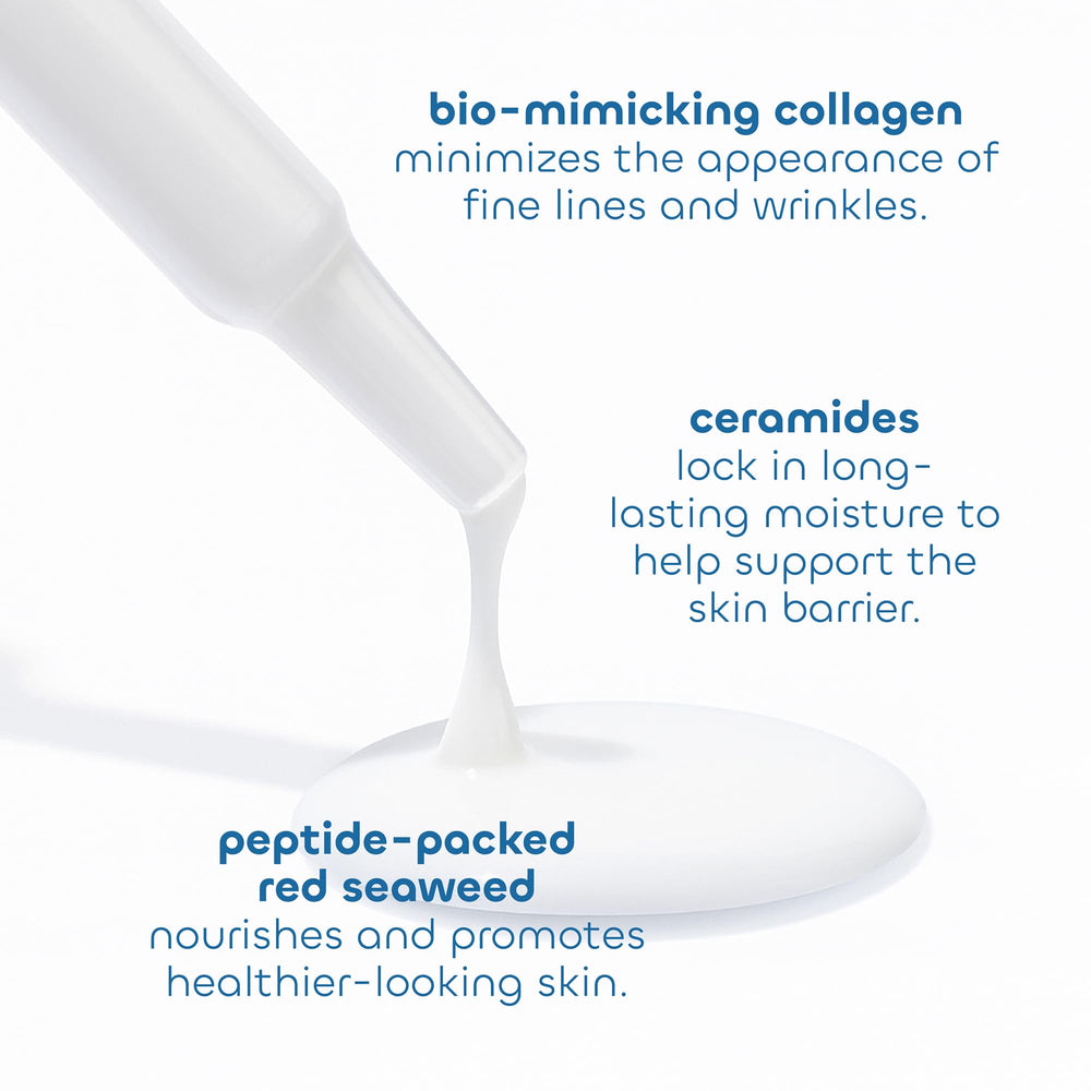 Seaweed Bath Co collagen and ceramides boost surface support in the formula.