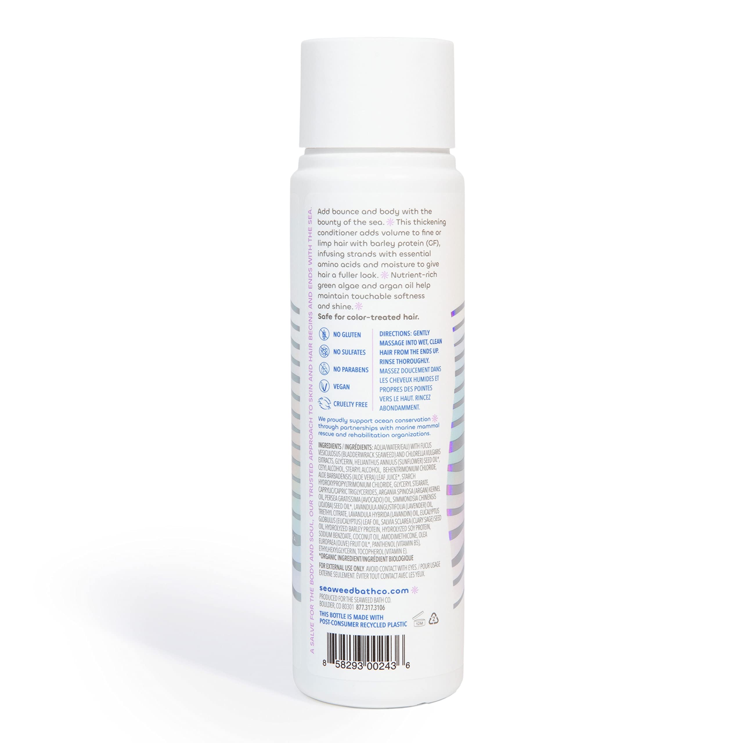 Seaweed Bath Co. Soft shine finish conveys touchable softness and natural glow.