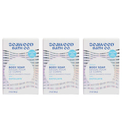 The Seaweed Bath Co. Exfoliate Detox Soap bars for gentle exfoliation and smoother skin.