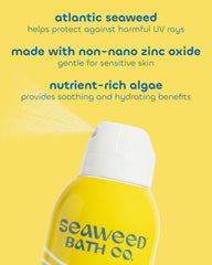 The Seaweed Bath Co. hyaluronic acid helps lock in moisture on skin.