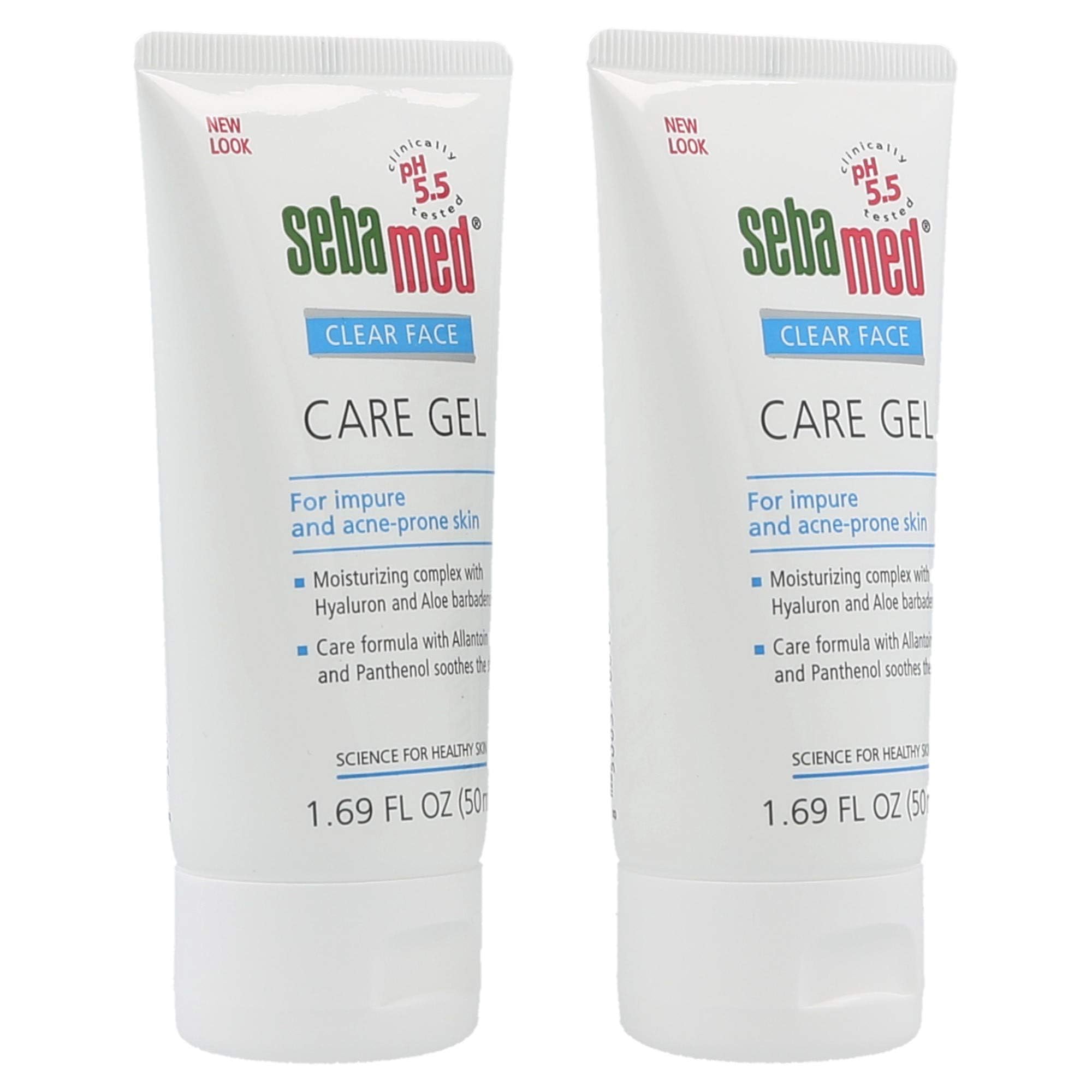 SEBAMED Clear Face Gel pack 2 box highlighting value for clearer skin.
