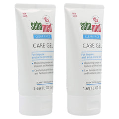 SEBAMED Clear Face Gel pack 2 box highlighting value for clearer skin.