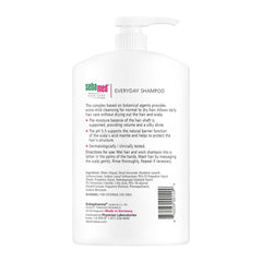SEBAMED Everyday Shampoo pour-action demonstrating easy dispersion for a soothing wash