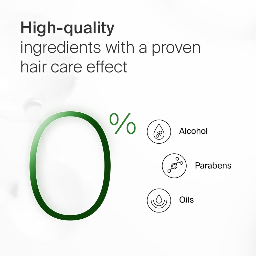 Sebamed with gingko biloba highlights follicle nourishment and scalp balance.