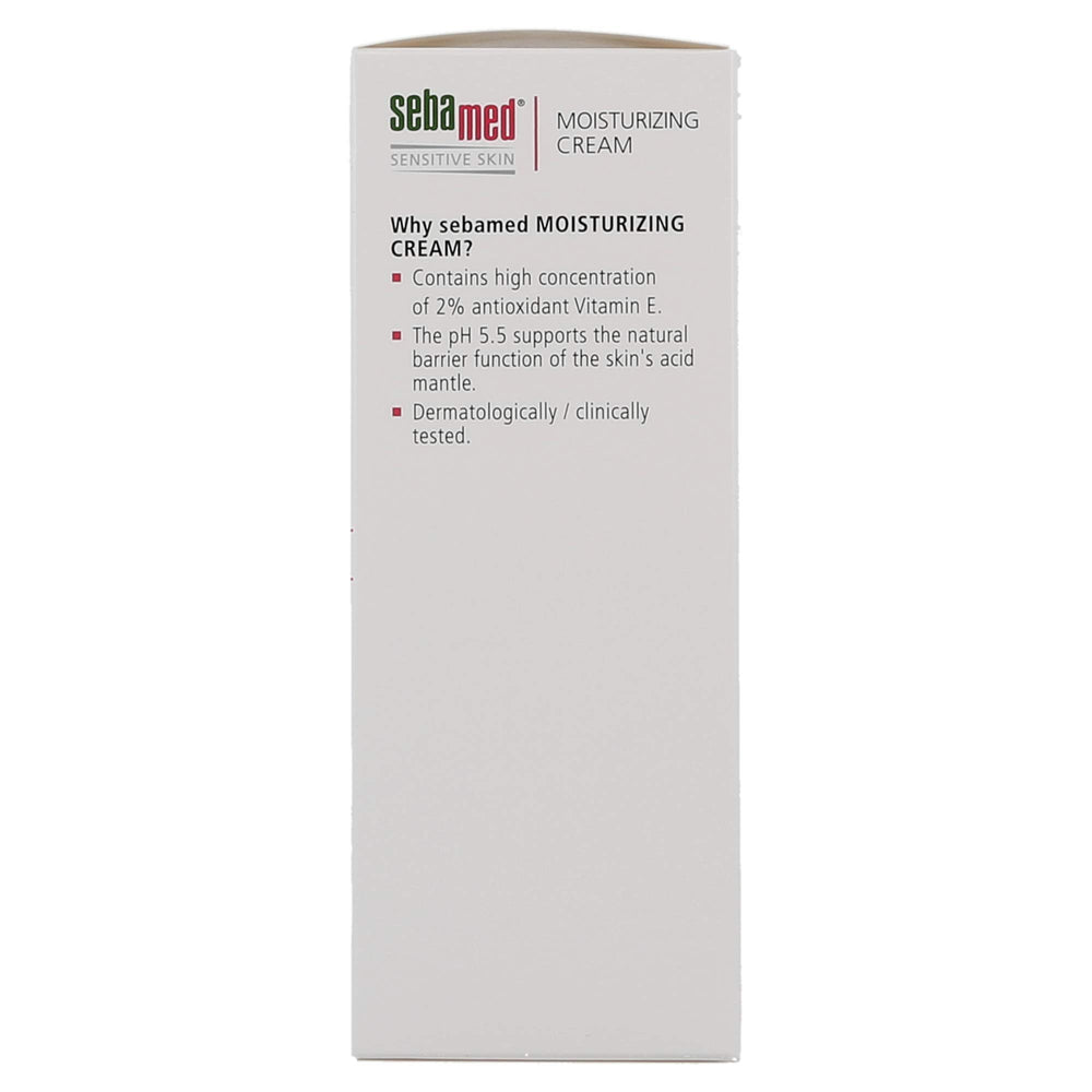 SEBAMED sensitive skin care packaging emphasizes dermatologist-trusted care.