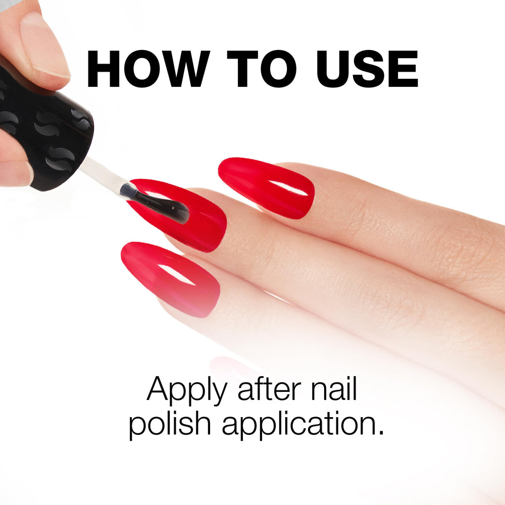 Seche Vite brush design enables smooth, streak-free application.