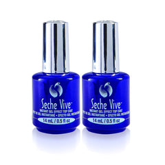 Seche Vive bottle with gel-shine finish, no UV lamp required.