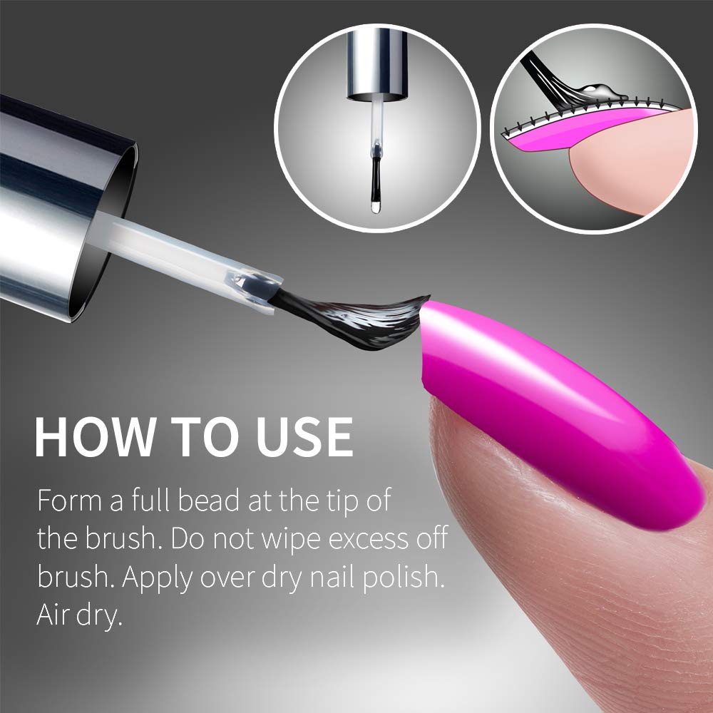Seche Vive easy removal process shown for switching styles.