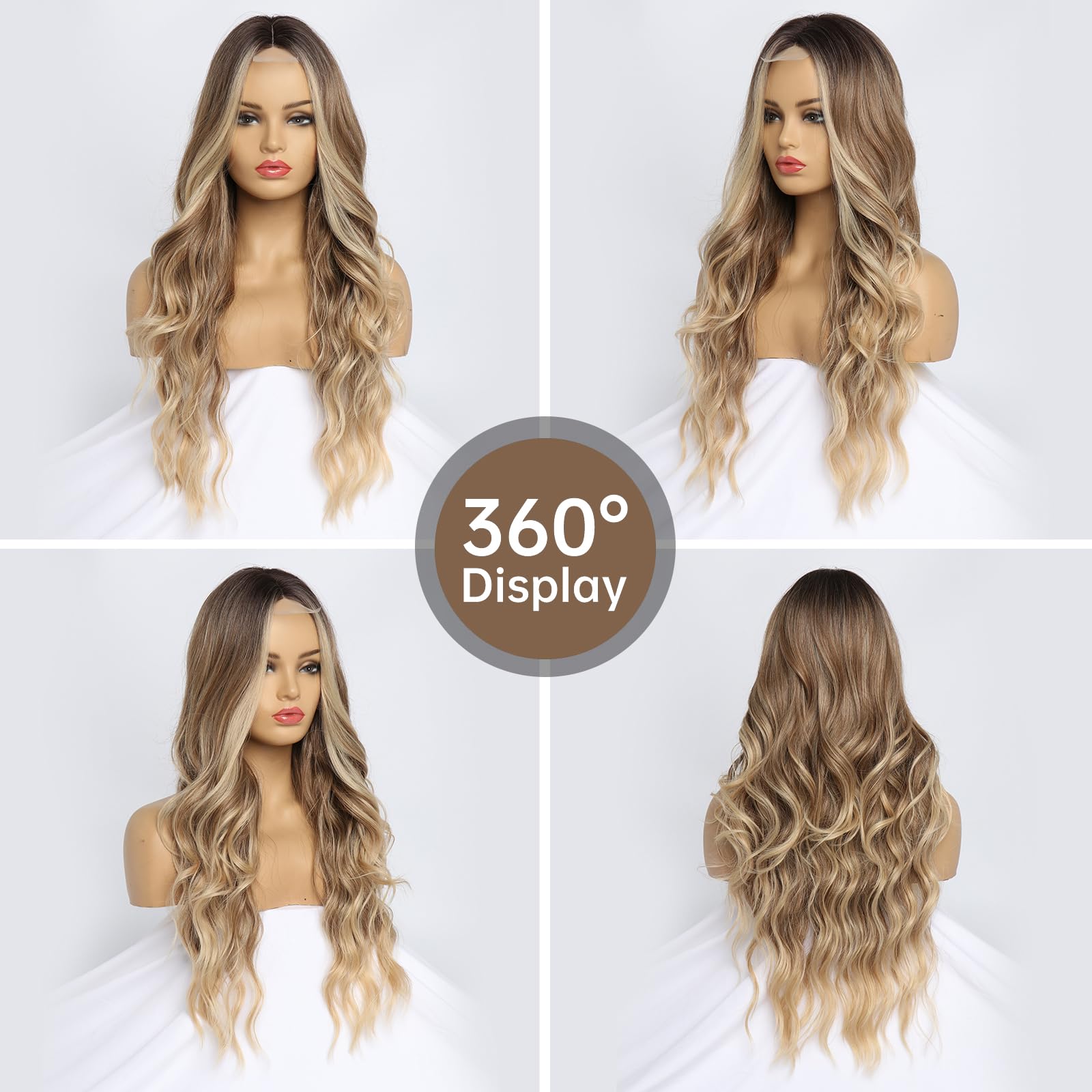 SeclitWu ombre wig suits daily use and party-ready styling.