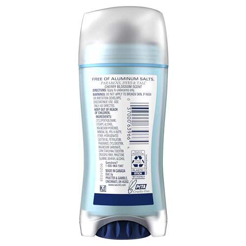 Secret all-day confidence with aluminum-free formula and fresh scent.