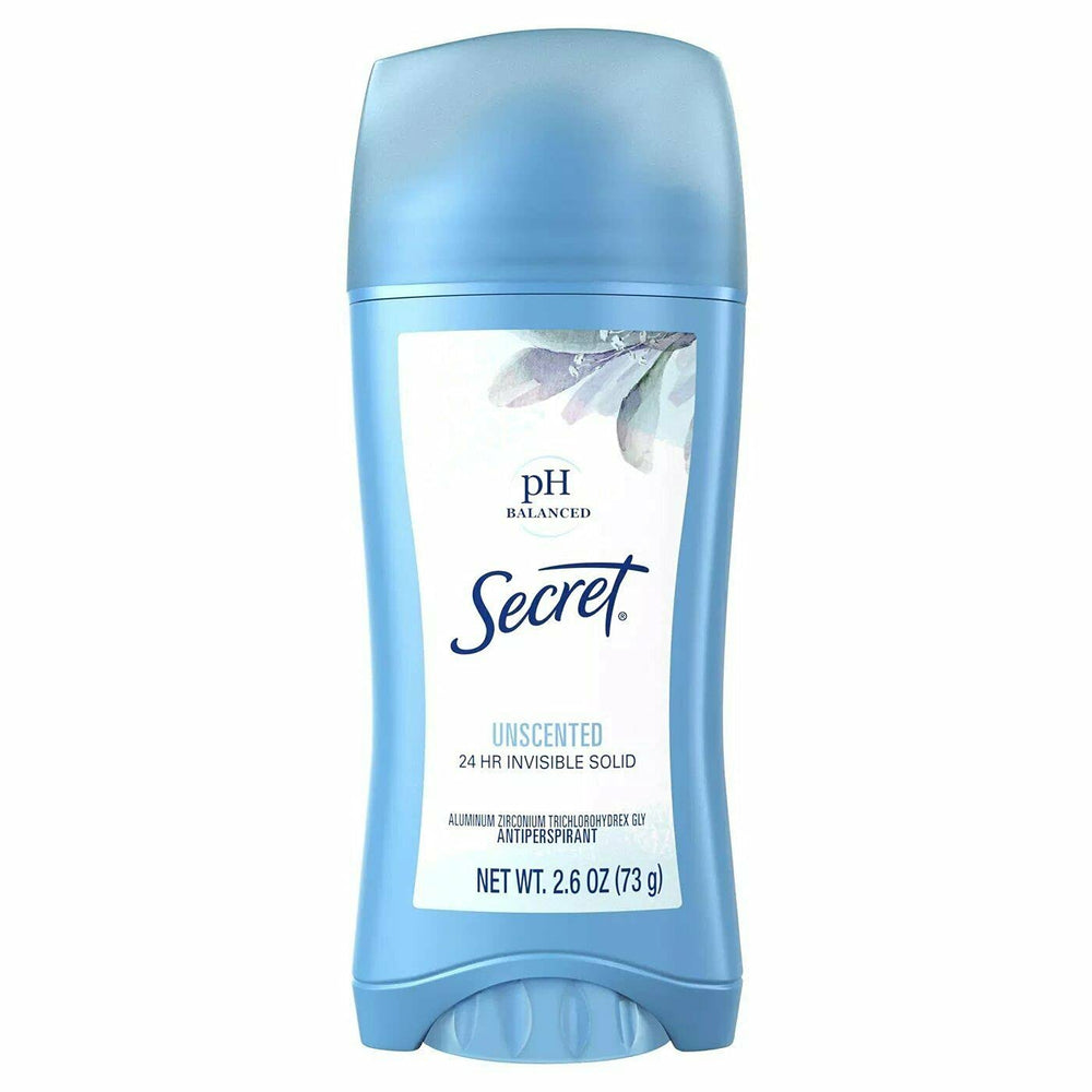 Secret fragrance-free formula gentle on sensitive skin