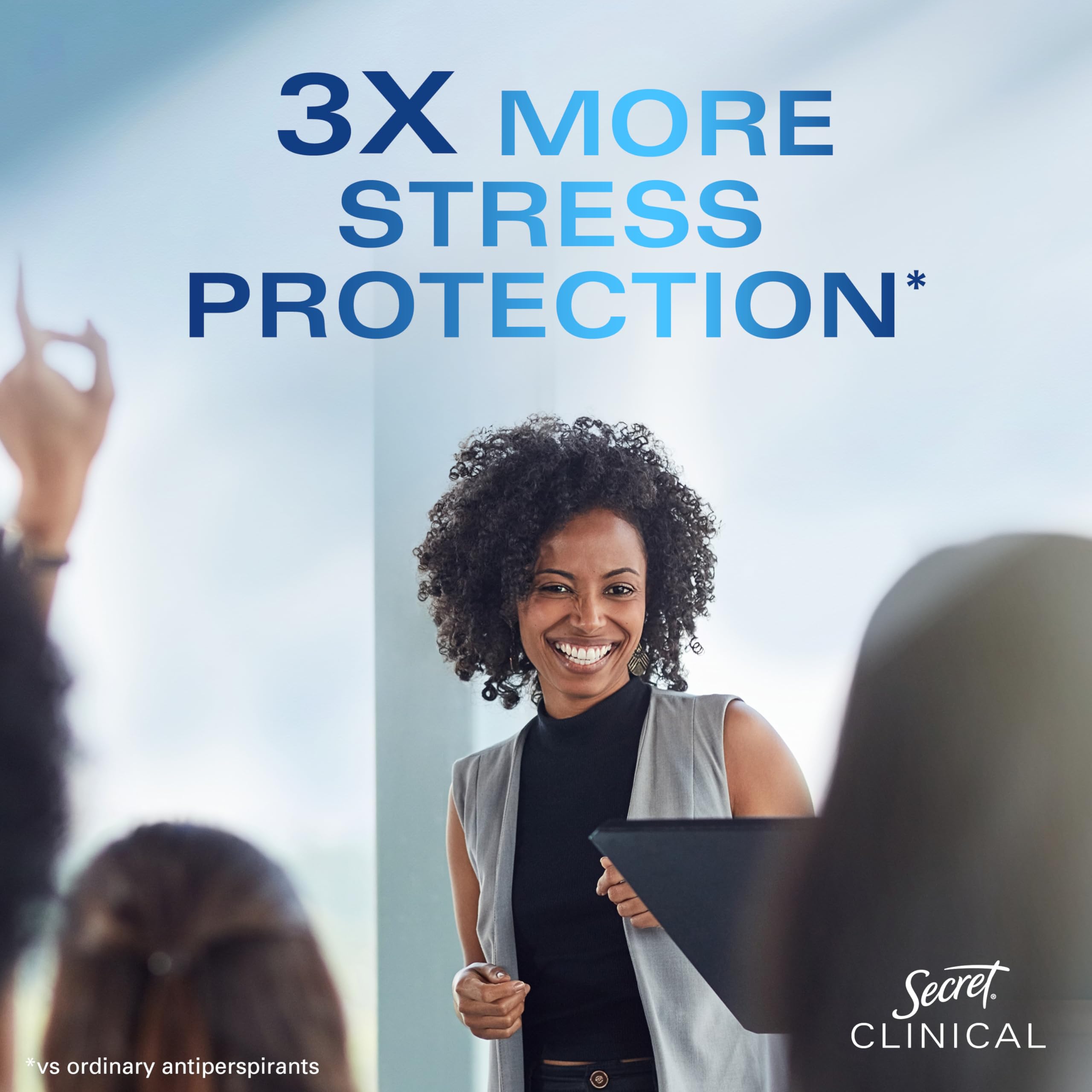 Secret Clinical Strength 72-hour protection label close-up.