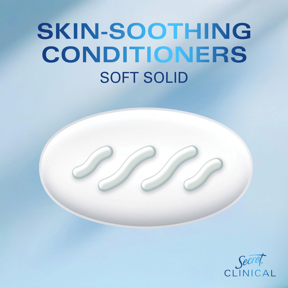 Secret soft glide application demonstration highlighting comfortable underarm coating