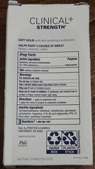 Secret Clinical Strength Clear Gel application underarm demonstrates quick, discreet use.