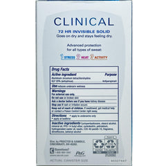 Secret Clinical Strength Invisible Solid being applied for quick-dry protection.