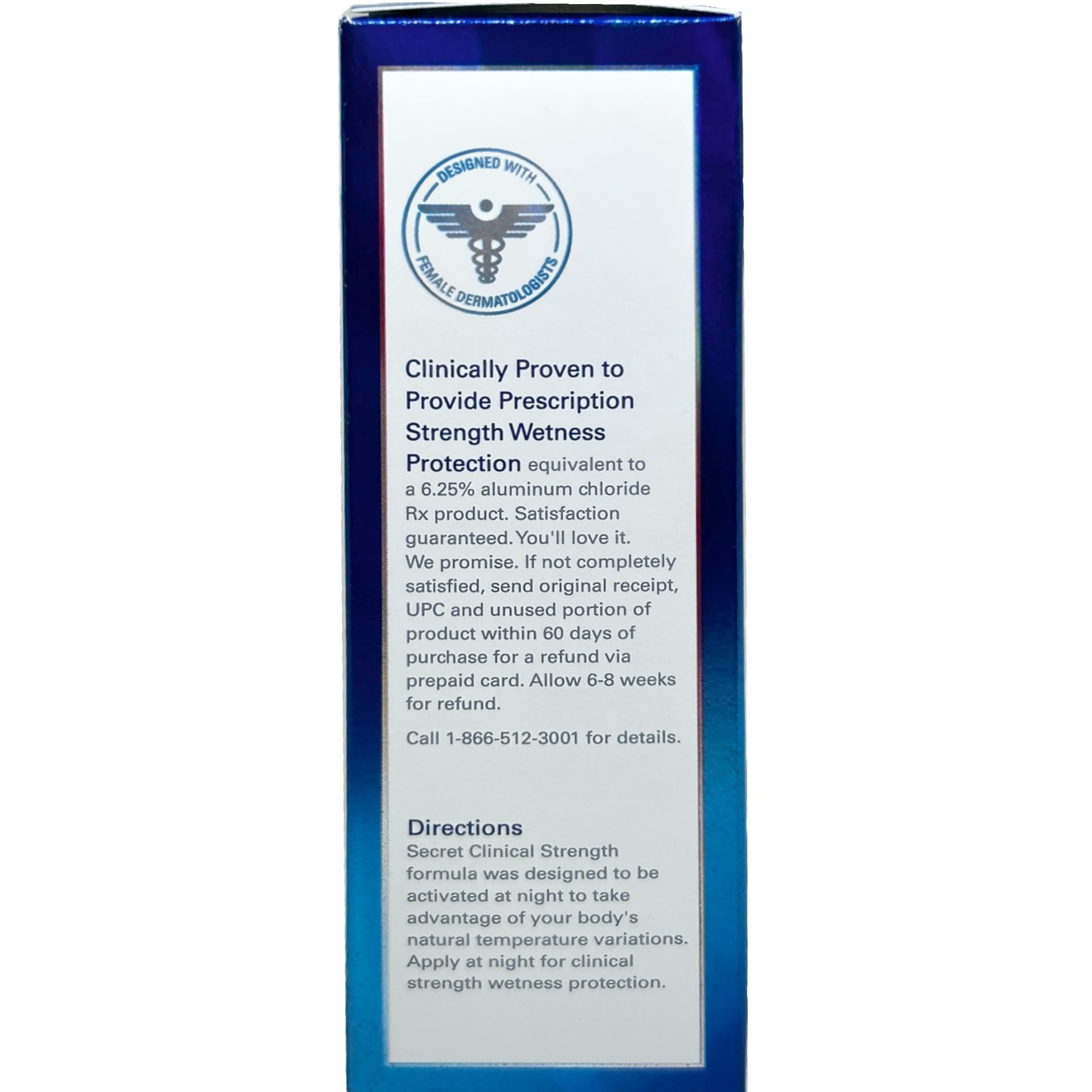 Close-up of Secret Clinical Strength Invisible Solid texture for a clean feel.