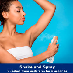 Closeup of Secret Dry Spray texture with instant dry feel