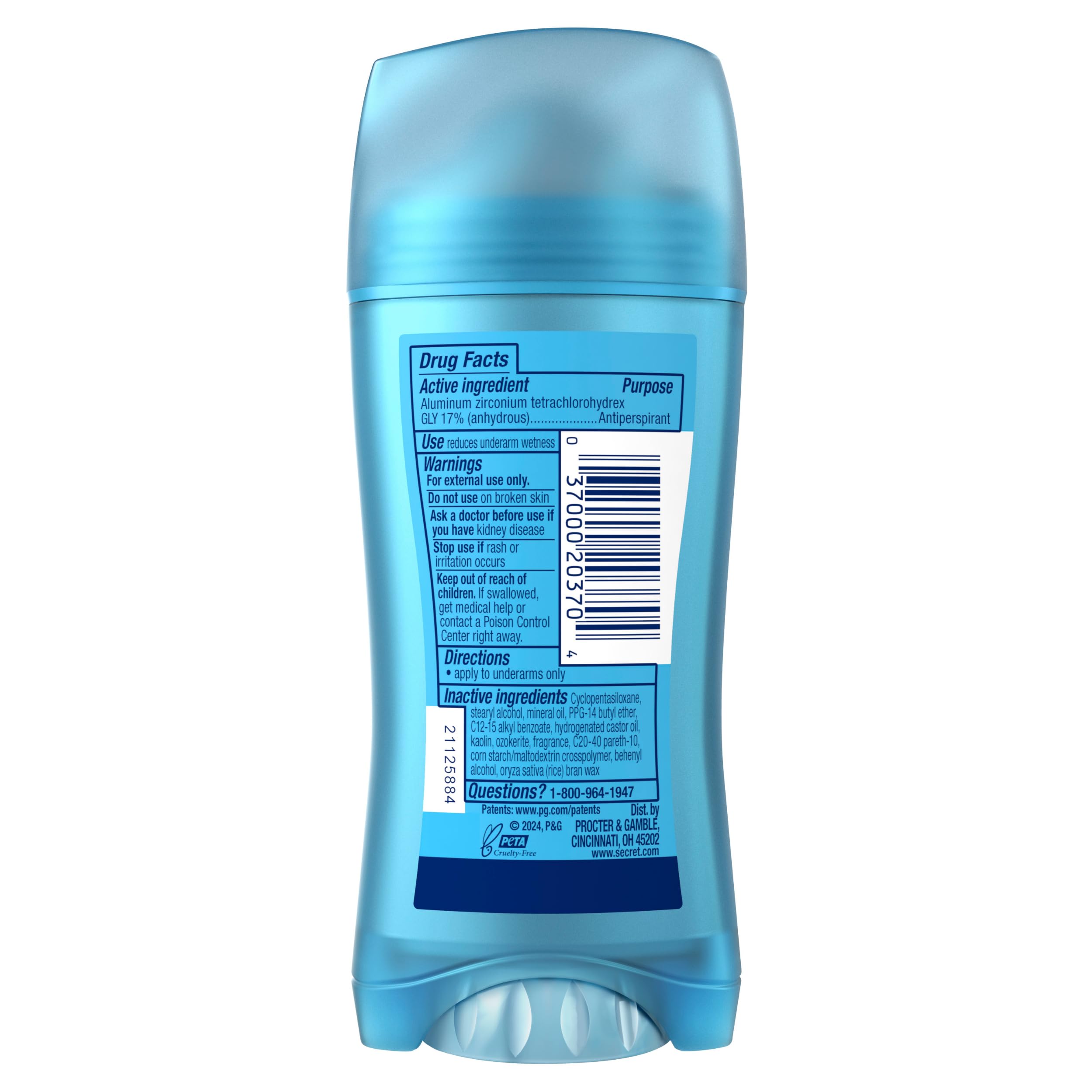 Secret Fresh daily use imagery for morning routine.