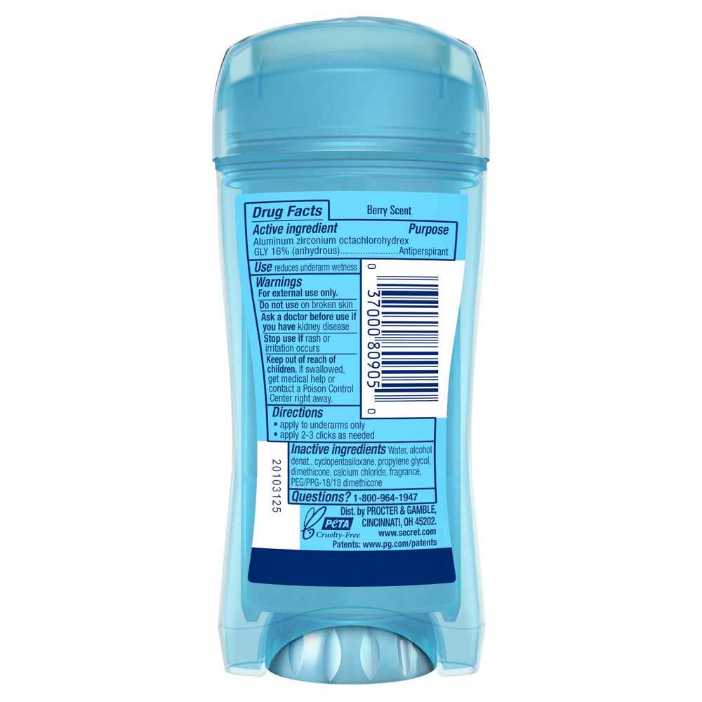 Secret Fresh packaging reinforces reliable all-day protection