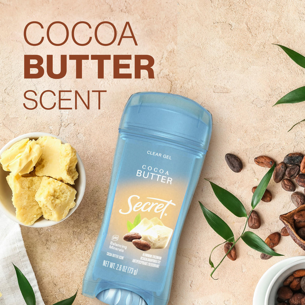 Secret Fresh underarm application showing quick dry feel.