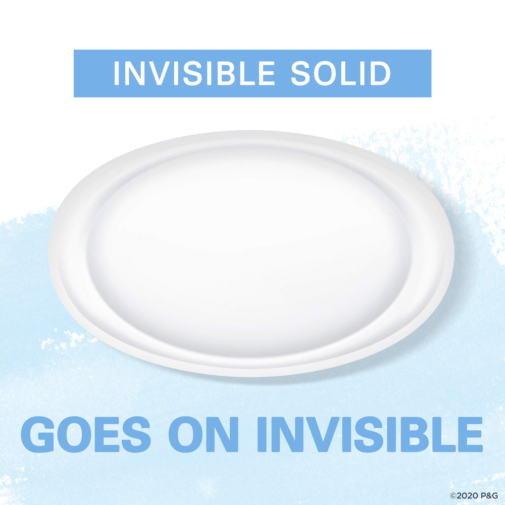 Secret Invisible Solid Powder Fresh Twin Pack cap-off reveals easy daily use