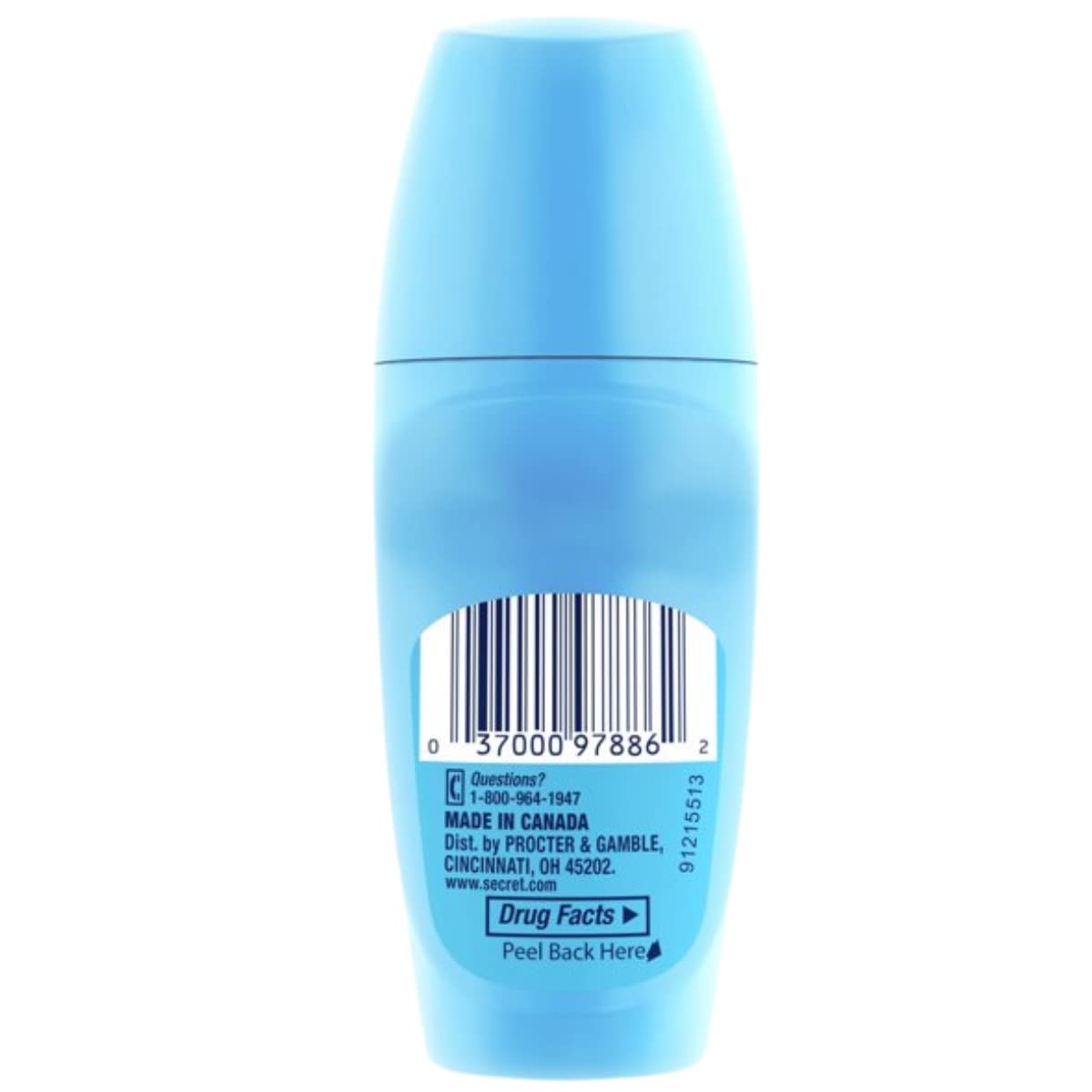 Secret Original Roll-On applicator close-up illustrating smooth glide