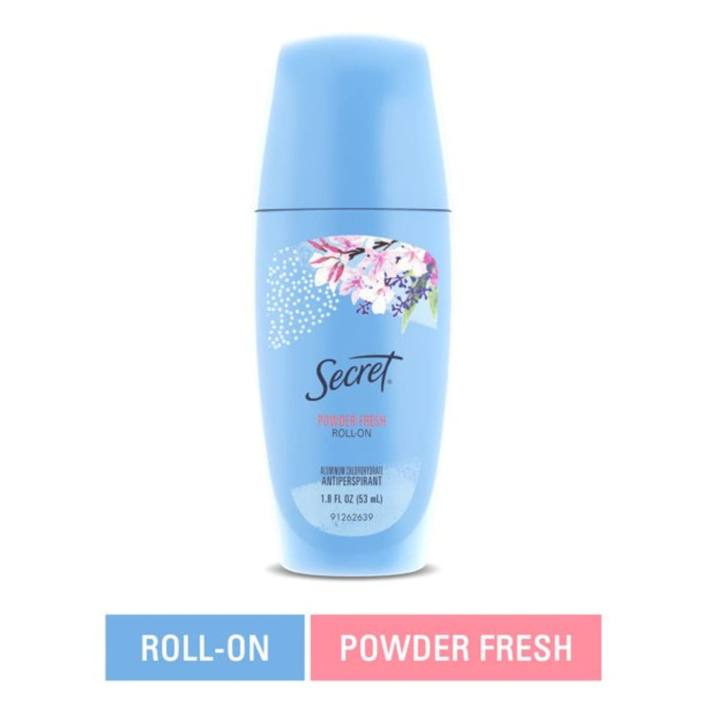 Secret Original Roll-On during a morning routine for daily use