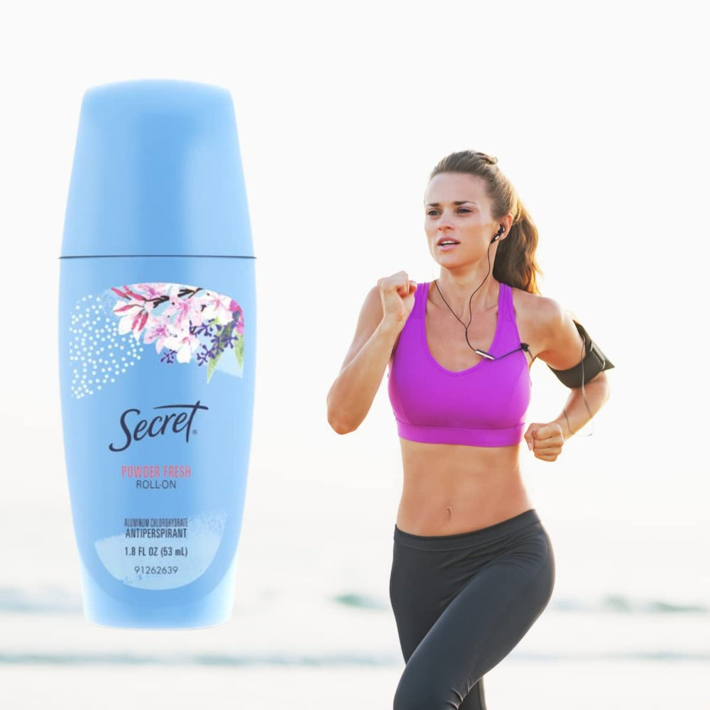 Secret Original Roll-On packaging on display highlighting long-lasting freshness