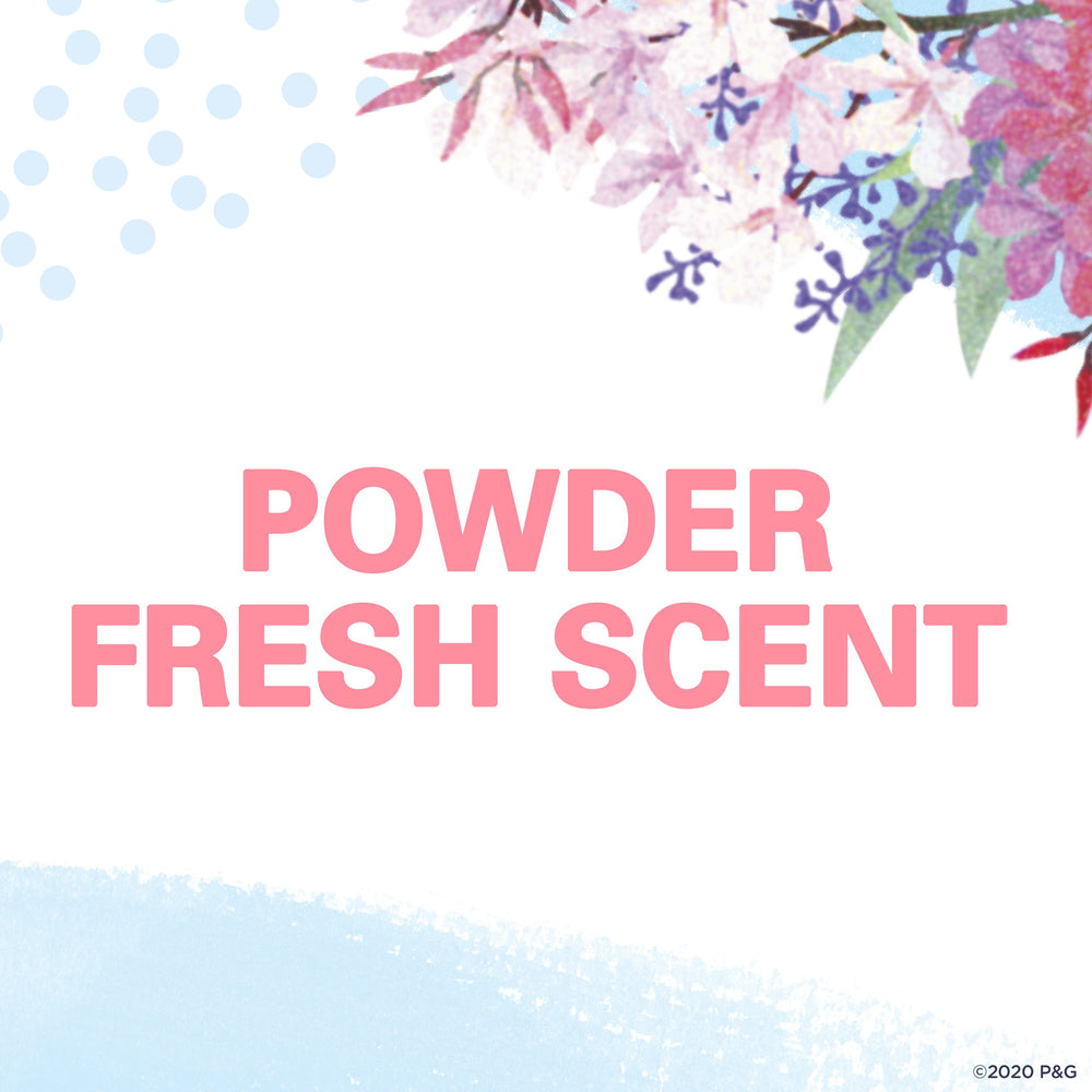 Secret Powder Fresh Invisible Solid, application shot, smooth glide for day-long odor and wetness control.