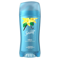 Secret Scent Expressions Va Va Vanilla invisible solid on skin provides a dry feel.