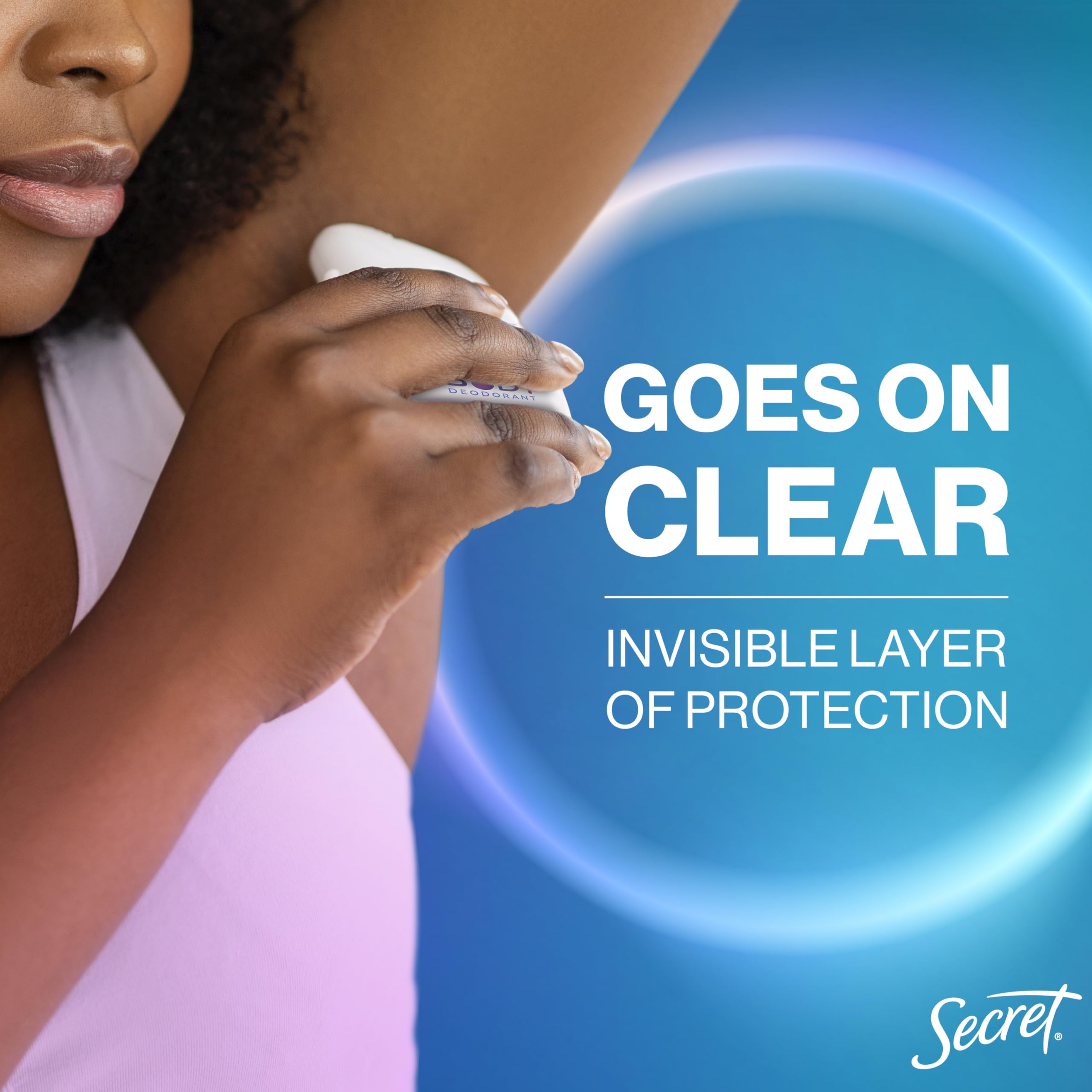 Secret Whole Body Deodorant Stick claims up to 72-hour freshness