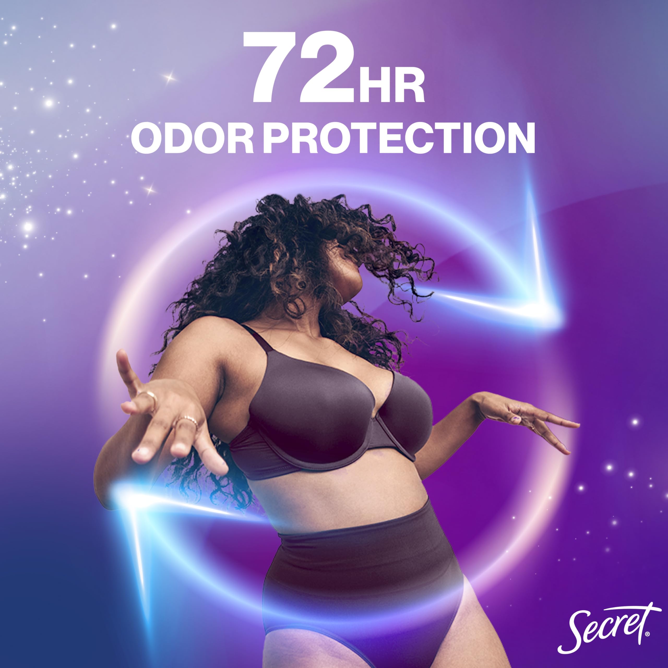 Secret Whole Body Deodorant Stick keeps feet feeling fresh