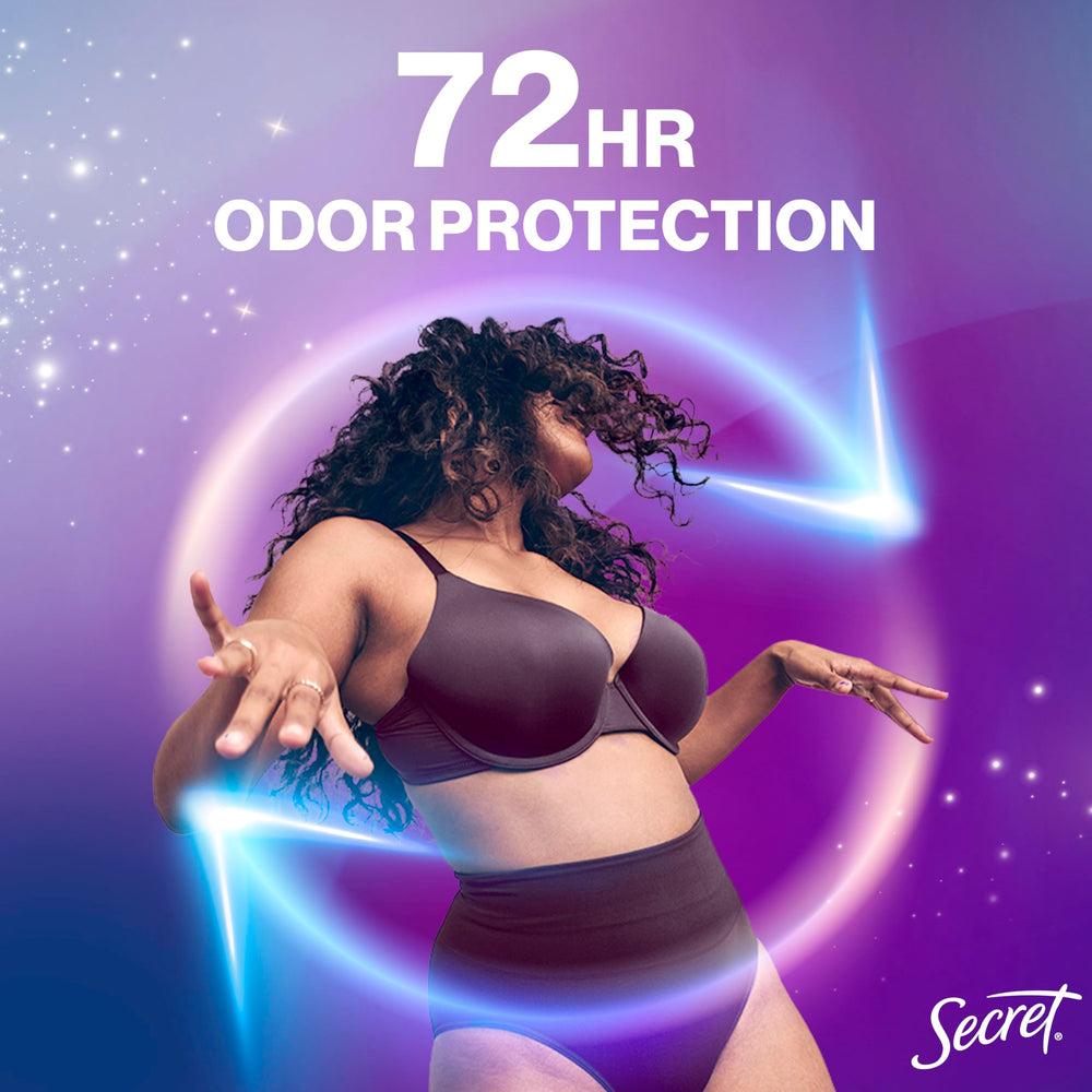 Secret Whole Body Deodorant Stick keeps feet feeling fresh