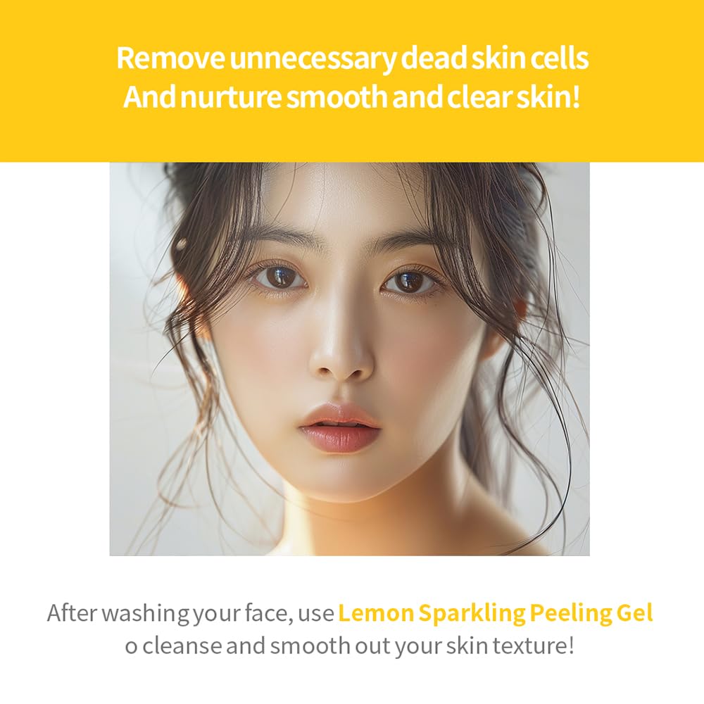 Visible pores shown with Secret Key Lemon Sparkling Gel for cleansing clarity