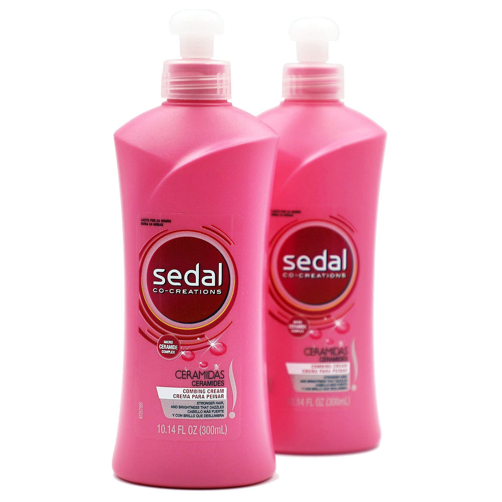 Sedal Co-Creations Ceramides Leave-In Bottle: lightweight treatment for silky, manageable hair.